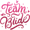 Sposa della squadra dell'addio al nubilato in glitter rosa