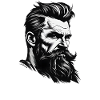 Lustiger Bart Spruch Wikinger Bartträger