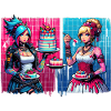 Cyber Mom Cake Duel