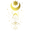 Crystal Crescent Moon