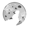 French Bulldog and Moon