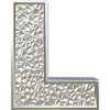 L, lettre, initiale, monogramme,