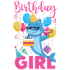 Dolphin Birthday Birthday Girl