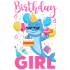 Dolphin Birthday Birthday Girl