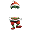 Weihnachtsoutfit Langos Elf