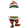 Weihnachtsoutfit Puzzel Elf