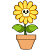 Flower Halloween Skull