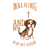 Jesus and Dog - Beagle