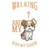 Jesus and Dog - Bulldog