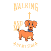 Jesus and Dog - Dachshund