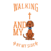 Jesus and Dog - Magyar Vizsla