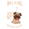 Jesus and dog - pug