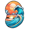 Wave - Sommer - Urlaub