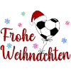 Frohe Weihnachten Fußball