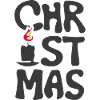 Christmas Fire Candle Graffiti Christmas icon