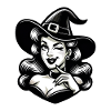 Enchanted Spellcaster Glamour - Pinup Witch
