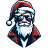Hipster Santa Claus - Christmas Chic