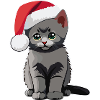 Christmas Kitten