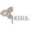 Eat Sleep Koala Repead White