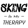 skiing is my therapy