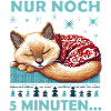 Ugly Christmas Katze Spruch