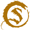 Hobbit S kistelogo til Smaug med dragesymbol