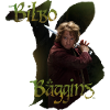 Hobbitten Bilbo Sækker med sit sværdstik