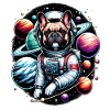French Bulldog as Astronaut