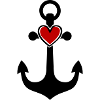 Anchor Heart Icon