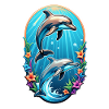 Dolphin & Ocean