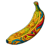 Banana embroidery
