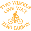Eco-friendly cyclist