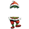 Weihnachtsoutfit Ängstlicher Elf