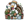 Thanksgiving Garden Turkey Gardener Vegetables