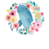 Dolphin Flower Floral