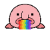 Blobfish Rainbow Pixel