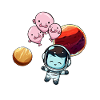 Blobfish Space Astronaut Planet