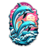 dauphin et ocean