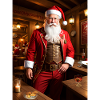 Santa in the pub