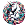 Einhorn Mutter Kind Liebe