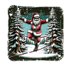 Père Noël Funambule Noël