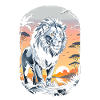 Lion, Lion Cub and Jungle