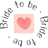 Logo "Bride to be"