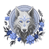 Floral Wolf