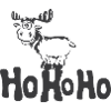 hohoho funny reindeer xmas christmas animals