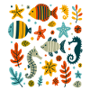 Colourful sea motifs