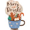 Merry and Bright Christmas Mug
