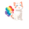 Cat Funny Rainbow Fart