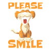 Irish Wolfhound Funny Just Smile