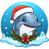 Delfin Weihnachten